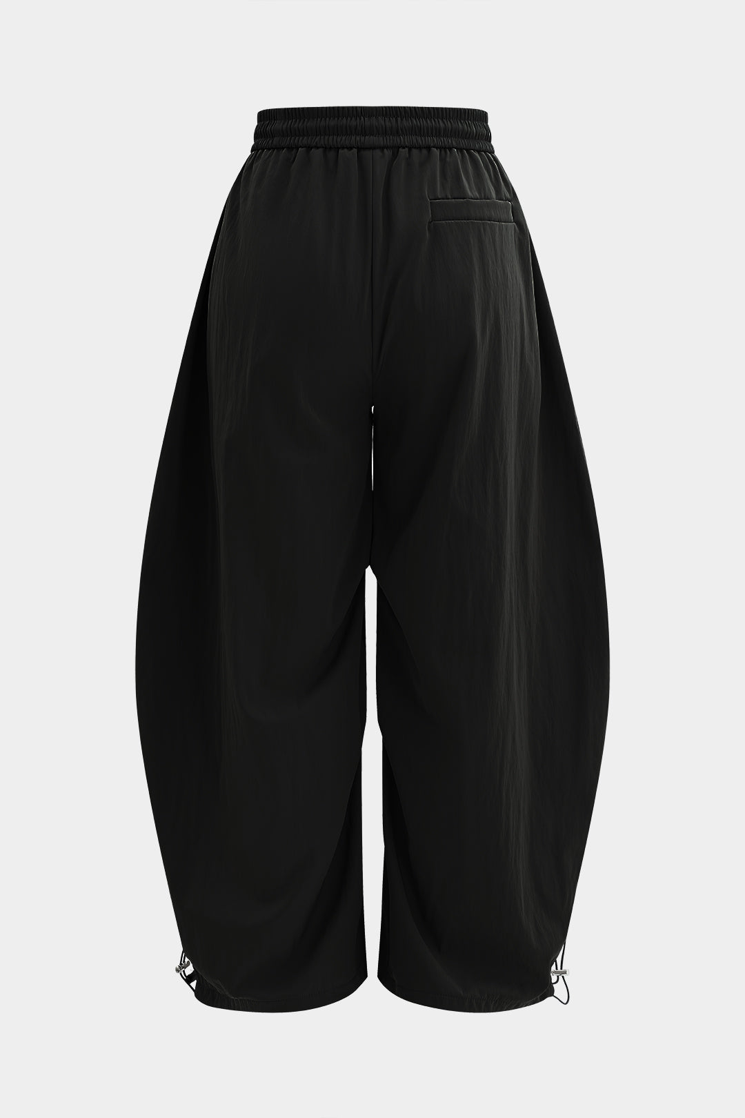Embroidery Wide Leg Barrel Trousers
