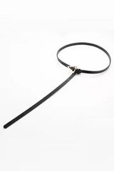 Leather Triangle Buckle Belt