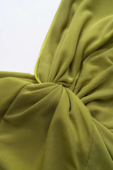 Mesh Slip Twist Knot Sleeveless Maxi Dress