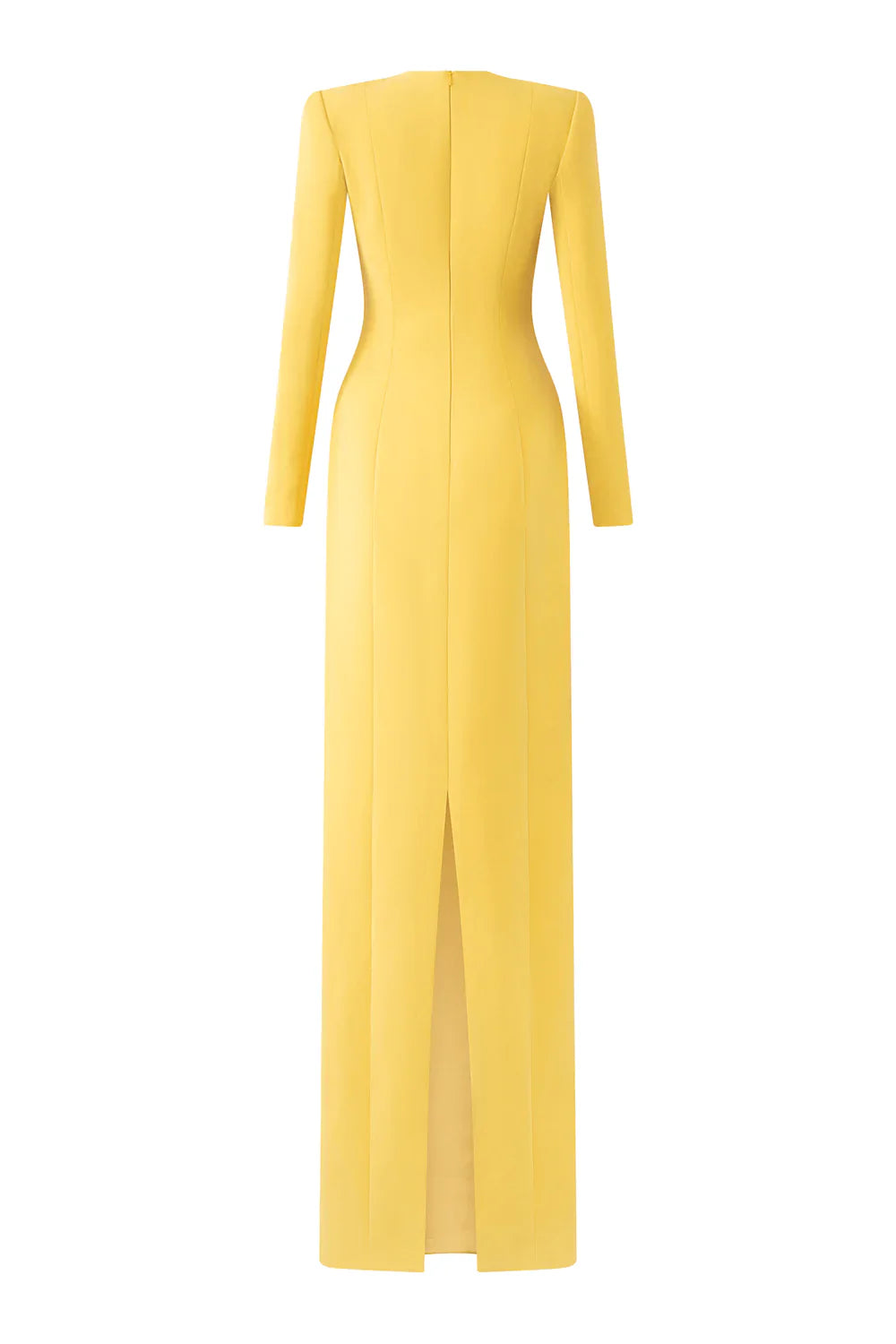 Embellished cape gown with high neckline – Zayin