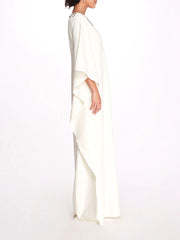 Embellished neckline kaftan gown – Katyie