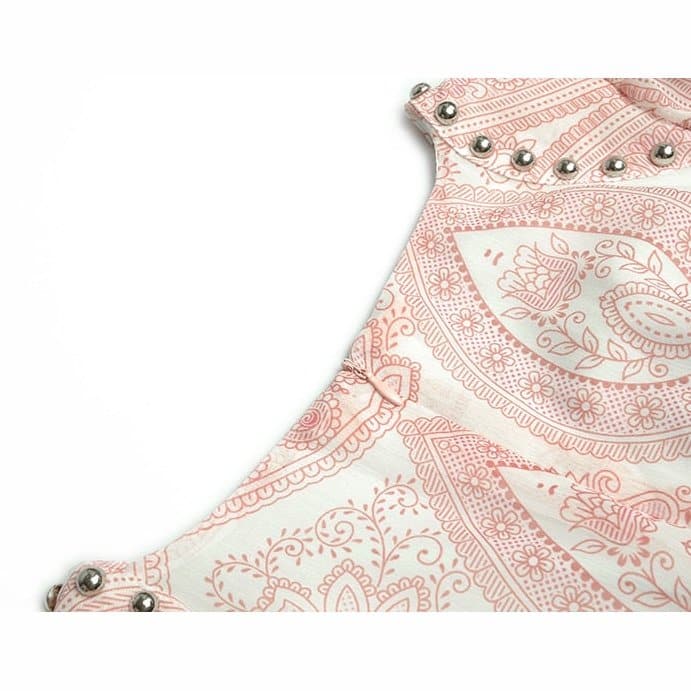 paisley print maxi dress with puff sleeves – Tamil selvi