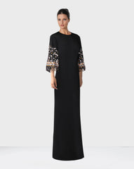 Sequined sleeves dress - Surelis